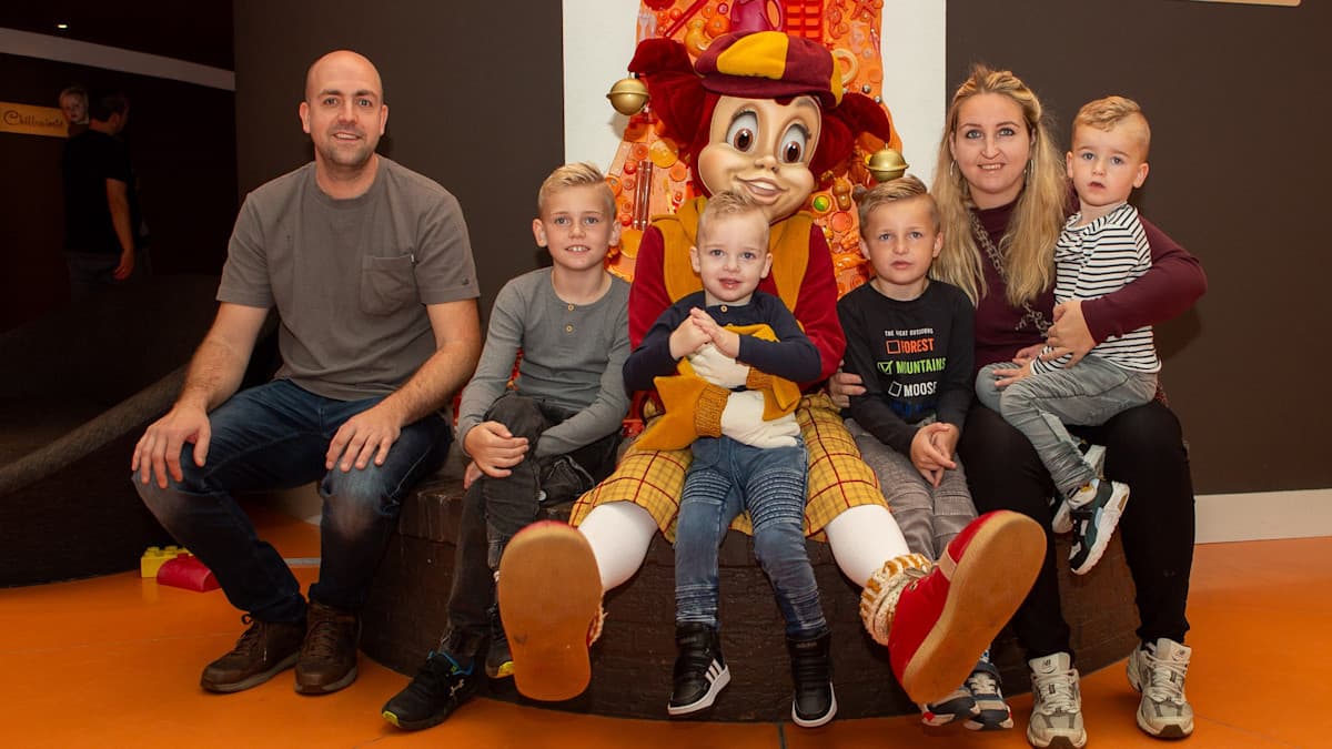 Gezin den Bakker bij Pardoes